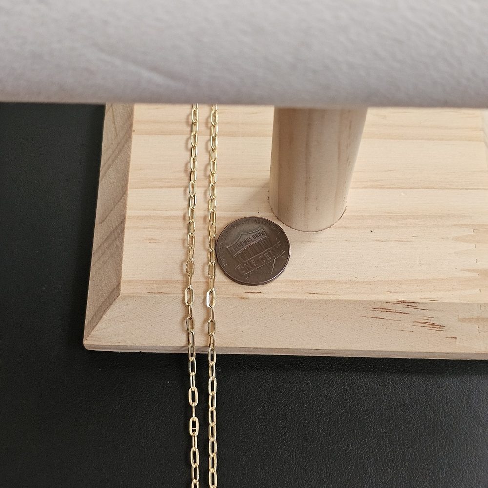 14k Gold Necklace 18 Inch - Picture 3 of 6